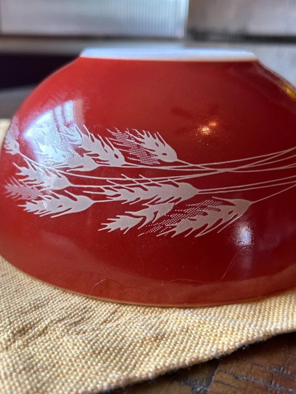Vintage  Pyrex bowls set   Autumn  Harvest   rust  orange  color    #  444  442